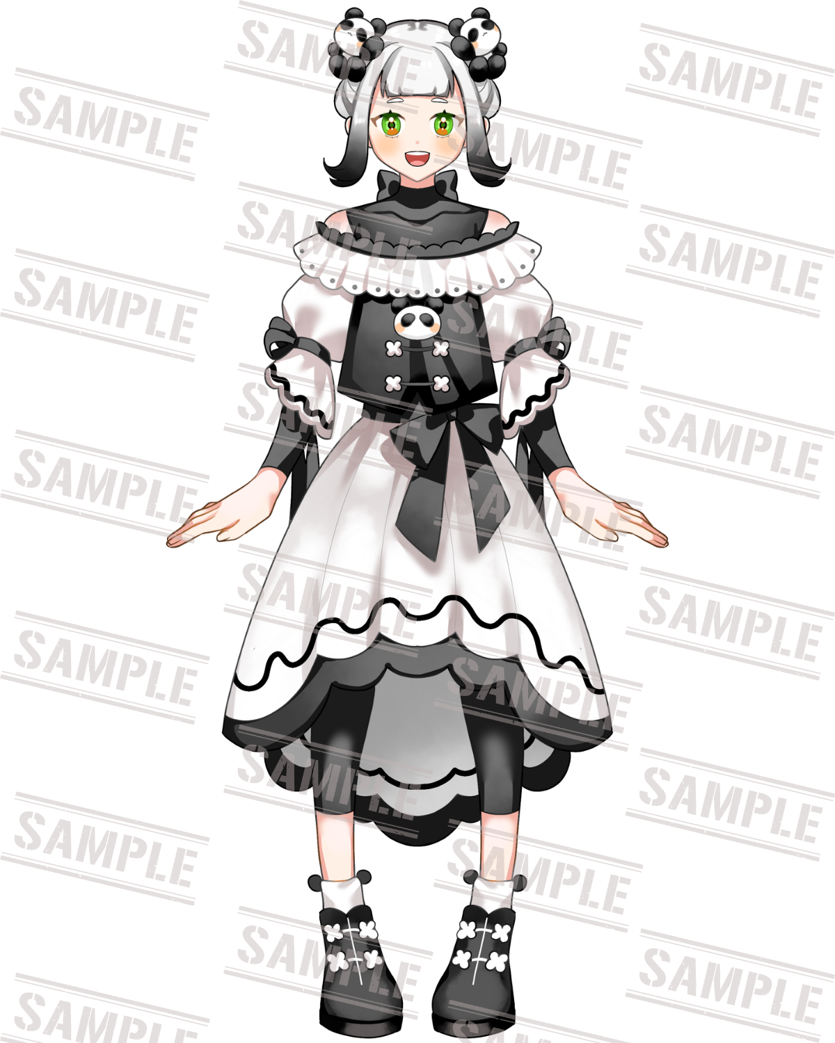 パンダちゃんの衣装
